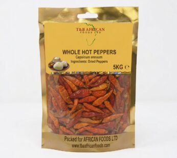 T And B African Foods Whole Hot Pepper